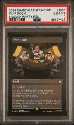 2024 MTG PIP WAR ROOM LAUNCH PARTY FOIL PSA 10 💎 - Image 1