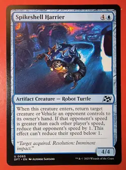 MTG, AETHERDRIFT: SPIKESHELL HARRIER, UNCOMMON #0065, REGULAR FINISH,NM - Image 1