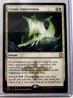 MTG Magic the Gathering Cosmic Intervention #3 Commander Kaldheim - Image 1