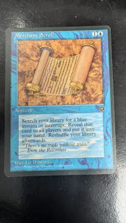 Merchant Scroll Homelands Regular MTG Card Magic - Image 1