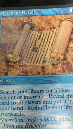 Merchant Scroll Homelands Regular MTG Card Magic - Image 2