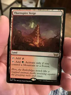 MTG Thornspire Verge [Duskmourn, Near Mint] - Image 1