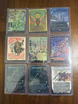 Magic the Gathering Lord of the Rings Lot +. MTG LOTR 9 Card Lot. No Reserve! - Image 1