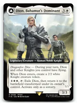 Dion, Bahamut's Dominant // Bahamut, Warden of Light (Extended Art) #428 Final - Image 1