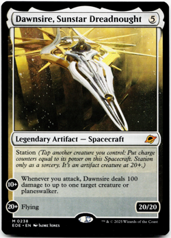 Dawnsire, Sunstar Dreadnougt [Edge of Eternities] MTG Magic NM/M - Image 3