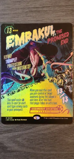 MTG Emrakul, The Promised End SHOWCASE Poster FOIL 0481 Innistrad Remastered INR - Image 1