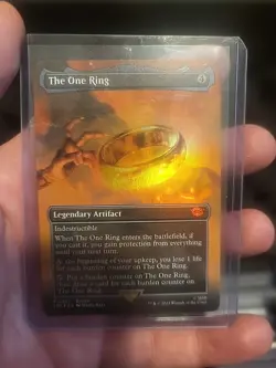 MTG #451 *FOIL* The One Ring -Borderless Promo - Lord Of The Rings LOTR - Image 1