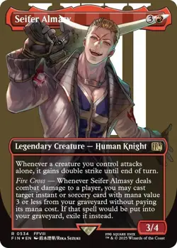 Seifer Almasy (Borderless) (Surge Foil) -Foil Near Mint MTG - Image 1