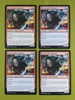 Electrostatic Infantry x4 Dominaria United 4x MTG Magic the Gathering - Image 1