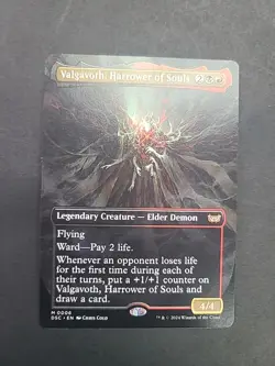 Valgavoth, Harrower of Souls Borderless Card, Duskmourn Set, NM Condition MTG - Image 1