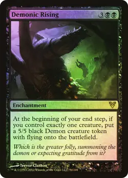 Demonic Rising Avacyn Restored English Foil Mtg Magic - Image 1