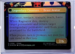 Magic The Gathering FIN Final Fantasy Borderless Foil #381 Fang Fearless l'Cie - Image 2