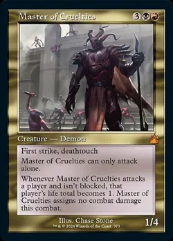 Magic The Gathering MTG MASTER OF CRUELTIES RETRO FRAME Ravnica Remastered NM - Image 1