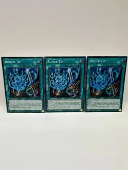 Yu-Gi-Oh 3x Runick Tip MP23-EN241 Prismatic Secret Rare 1st Edition - Image 2