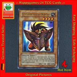 Grossschild-Wache - Ultra Rare - YuGiOh! Karte TCG DB1-DE097 /P38 - Image 1