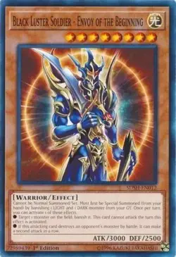 Yu-Gi-Oh! TCG Black Luster Soldier - Envoy of the Beginning SDSH-EN012 Near Mint - Image 1