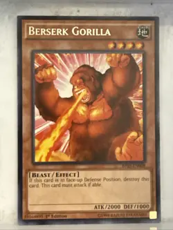 Berserk Gorilla YUGIOH BP03-EN008 1st Edition 39168895 - Image 1