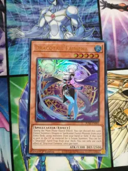 Yu-Gi-Oh! Dracotail Faimena JUSH-EN002 Justice Hunters 1st Edition - Image 1