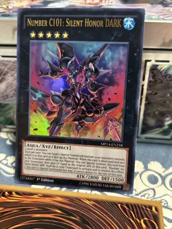 Number C101: Silent Honor DARK MP14-EN218 2014 Ultra Rare -1st... - Image 3
