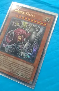 Yu-Gi-Oh Sphinx Teleia Ultra Rare Card EP1-EN003 Beast/Effect - Image 3