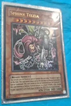 Yu-Gi-Oh Sphinx Teleia Ultra Rare Card EP1-EN003 Beast/Effect - Image 5