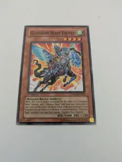 YuGiOh Card - GLADIATOR BEAST EQUESTE TDGS-EN024 1st Edition - Image 1