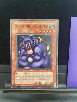 Yugioh Bazoo the Soul Eater LON-064 1st Edition Super Rare 170💎NM💎 - Image 1