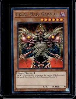 YUGIOH Great Maju Garzett | DCR-EN063 Unl 25th Anni - RARE - NM/M - Image 1