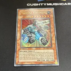 YUGIOH MACHINA FORTRESS ULTRA RARE SDMM-EN001 1ST EDITION - Image 2