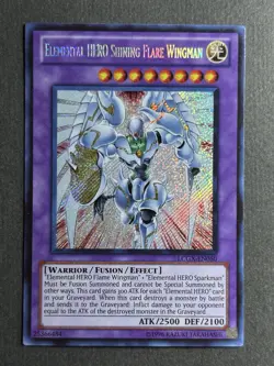 Elemental HERO Shining Flare Wingman (LCGX-EN050) Unlimited - Secret Rare - NM - Image 1