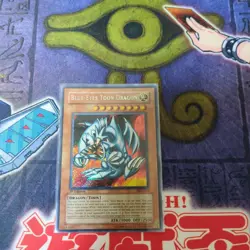 Yu-Gi-Oh! Yugioh LP Blue-Eyes Toon Dragon English Secret Rare 1st MRL-000 - Image 1