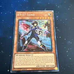 K9-17 Izuna Yu-Gi-Oh! JUSH-EN031 1st Collector's Rare PREORDER 31/07 - Image 1