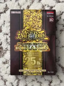 Yu-Gi-Oh TCG Quarter Century Bonanza Booster Box 5 Pack Factory Sealed - Image 1
