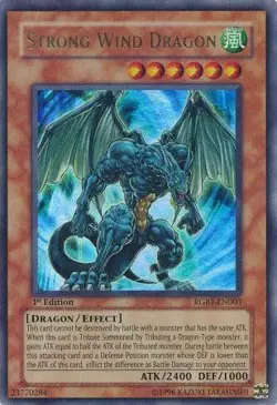 Strong Wind Dragon - RGBT-EN003 - Ultra Rare NM Raging Battles Yugioh - Image 1