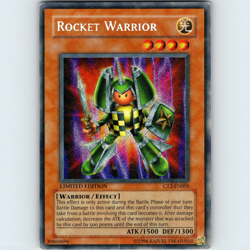 Yugioh Rocket Warrior CT2-EN005 Limited Edition Secret Rare Holo - MP 💎 - Image 1