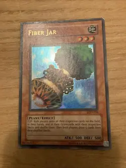Yugioh! Fiber Jar LOD-056 Ultra Rare Unlimited NM - Image 1