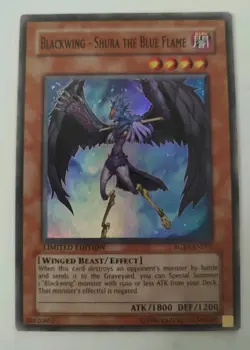 Blackwing Shura the Blue Flame - (RGBT-ENPP2) Super - Yugioh Limited Edition LP - Image 1