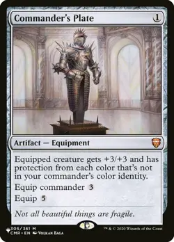 NM-Mint, English MTG Regular Commander's Plate Mystery Booster / The List Magic - Image 1