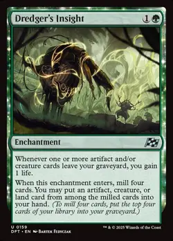 1x Dredger's Insight NM Eng MTG - Aetherdrift - Image 1