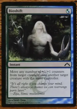 2013 Magic The Gathering Gatecrash #214 Bioshift C :B:/:G: - Image 1