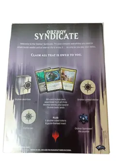 Magic the Gathering MtG Ravnica Allegiance: ORZHOV Guild Kit Box * SEALED - Image 2