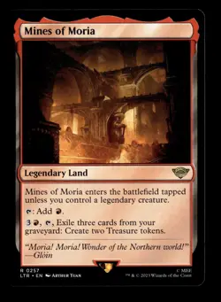 MTG - Mines of Moria - The Lord of the Rings - Near Mint - Image 1
