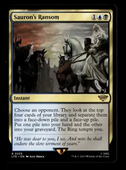 MTG - Sauron's Ransom - The Lord of the Rings - Near Mint - Image 1