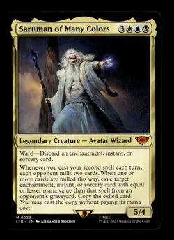MTG - Saruman of Many Colors - The Lord of the Rings - Near Mint - Image 1