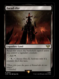 MTG - Barad-dur - The Lord of the Rings - Near Mint - Image 1