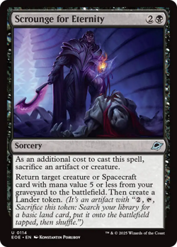 Scrounge for Eternity #114 | Near Mint FOIL | Edge of Eternities Magic MTG - Image 1