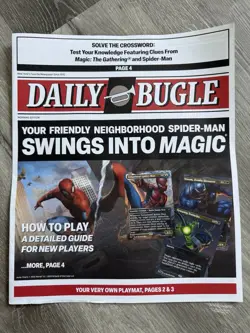 SDCC 2025 Magic The Gathering x Spider-Man Sealed Set 5, Comic, 3 playmats - Image 3