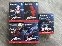 SDCC 2025 Magic The Gathering x Spider-Man Sealed Set 5, Comic, 3 playmats - Image 4