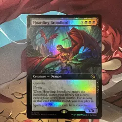 Hoarding Broodlord (Extended Art) FOIL March of the Machine NM - Image 1