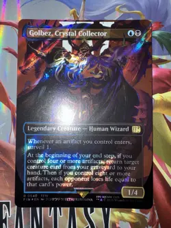 Golbez, Crystal Collector (Borderless) SURGE Foil Final Fantasy 0540 Magic MTG - Image 1
